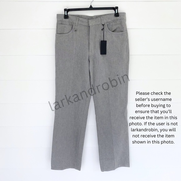 NEW R13 Lemmy Slim Jean Stonewash Grey 30 - Picture 12 of 17